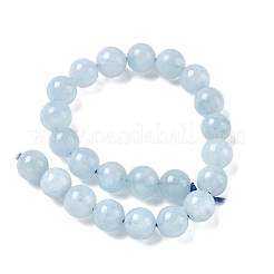 Chapelets de perles en aigue-marine naturelle&nbsp;G-D327-C03-8MM-01A
