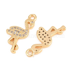 Messing micro pave klare zirkonia anhänger&nbsp;KK-A298-11G
