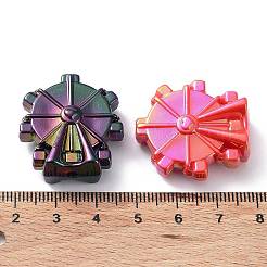 УФ-покрытие радужными переливающимися акриловыми бусинами&nbsp;OACR-A029-15