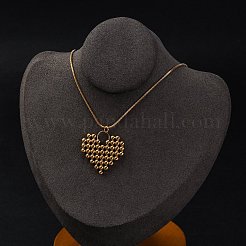 PVD вакуумное покрытие 304 нержавеющая сталь теплая подвеска круглая змея цепи ожерелья для женщин&nbsp;STAS-Z114-19G