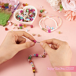 700шт 3 стиля непрозрачные акриловые бусины&nbsp;OACR-PJ0001-01B