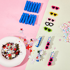 Наборы для самостоятельного изготовления деревянных зажимов&nbsp;DIY-SP0005-11