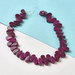 Бусины из натурального белого нефрита&nbsp;G-B064-B55