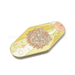 Большие подвески из сплава эмали с изображением двенадцати созвездий ENAM-D305-06E-G