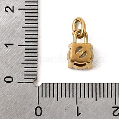 Подвески из нержавеющей стали 304 с тематикой Birthdaystone&nbsp;STAS-B128-60G-04