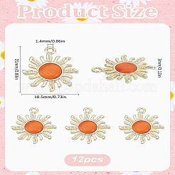 12 шт. подвески из золотого сплава&nbsp;FIND-LP0002-23