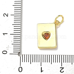 Латунные микро проложить кубического циркония подвески&nbsp;KK-I276-52G