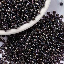 Miyuki runde Rocailles Perlen, japanische Saatperlen, (rr3547), 8/0, 3 mm, Bohrung: 1 mm, über 422~455pcs / Flasche, 10 g / Flasche