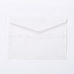 Rechteckige durchscheinende Pergamentpapiertüten, für Geschenktüten und Einkaufstüten, weiß, 11 cm