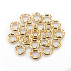 Lega di rings collega,  piombo e cadmio libero, ciambella, oro, misura :ciraca14.5 mm diametro, 2 mm di spessore, Foro: 10 mm