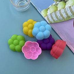 Цветочные силиконовые Молды для пищевых продуктов своими руками, Молды помады, для шоколада, конфеты, изготовление изделий из уф-смолы и эпоксидной смолы, разноцветные, 49x51x28 мм