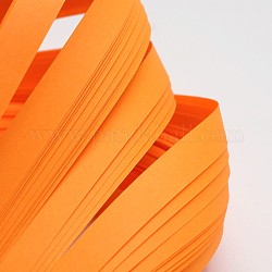 Tiras de papel quilling, naranja, 530x10mm, acerca 120strips / bolsa