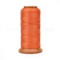 Полиэфирные нити, для изготовления ювелирных изделий, оранжевые, 0.25 мм, около 874.89 ярда (800 м) / рулон