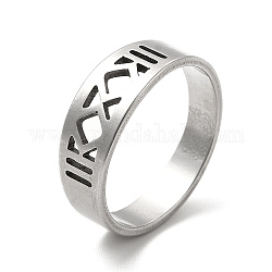 201 anelli in acciaio inox, scava fuori gli anelli bowknot per le donne, colore acciaio inossidabile, 4~6mm, diametro interno: 17mm