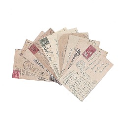 Bloc de notas de papel, para álbum de recortes de diy, tarjeta de felicitación, documento de antecedentes, diario decorativo, imagenes de la vida, 9.1x6.6 cm, 30 unidades / bolsa