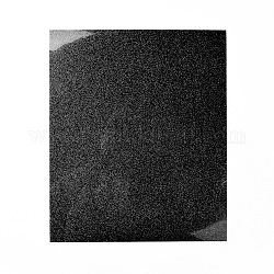 Película de transferencia de vinilo con brillo a4, para la ropa de la camiseta, negro, 29.7x21x0.02 cm