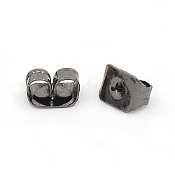 Tuercas de oreja de fricción de hierro, gunmetal, 5x3.5mm, agujero: 0.7~0.9 mm