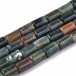 Natural Indian Agate Beads Strands, Column, 11.5~12.5x8.5mm, Hole: 1.2mm, about 33pcs/strand, 15.35 inch(39cm)