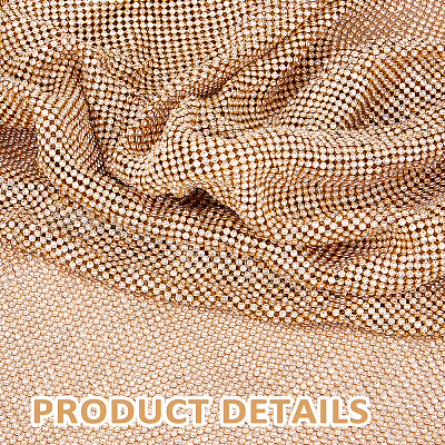 Алюминиевый рулон сетки со стразами DIY-WH0588-42-1