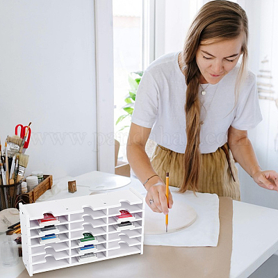 18 сетчатый держатель для хранения штемпельной подушечки из ПВХ-пластика ODIS-WH0043-118B-1