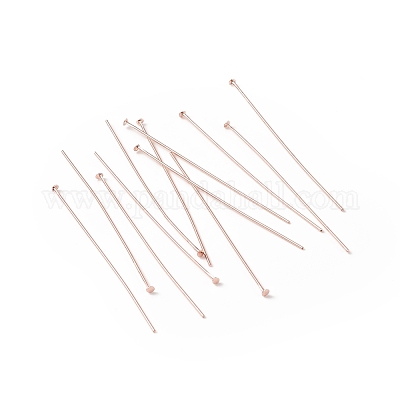 Латунные шпильки с плоской головкой KK-WH0058-03D-RG-1