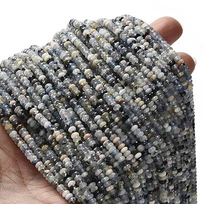 Natürliche Aquamarin Perlen Stränge&nbsp;LS-G-RM2025-D01-C-1