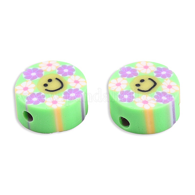 Бусины из полимерной глины  CLAY-T019-14G-1