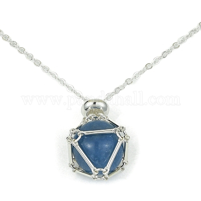 Мешочек из нержавеющей стали 304 в технике макраме NJEW-JN04468-03-1