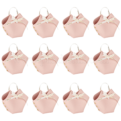 Подарочные сумки из искусственной кожи с конфетами ABAG-WH0032-60B-1