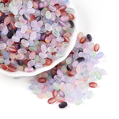 Матовые стеклянные бусины SEED-N008-05-1