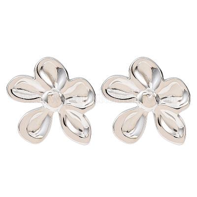 Серьги-гвоздики из нержавеющей стали 304&nbsp;LS-EJEW-I323-01P-03-1