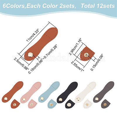 12 комплект 6-х цветных замков для кошельков&nbsp;FIND-WR0009-58-1