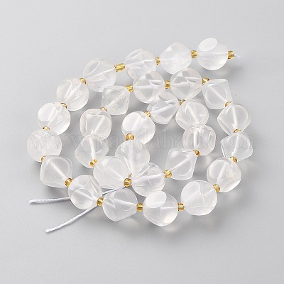 Природных кристаллов кварца бисер нитей G-A030-B37-12mm-1