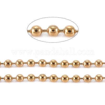 Шариковые цепи из нержавеющей стали 304 с вакуумным покрытием pvd CHS-F009-01C-G-1