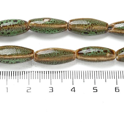 Фарфора ручной работы бисер нитей PORC-B002-03-1