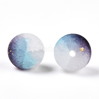 Стеклянные бусины с эффектом потрескивания X1-DGLA-T004-01J-1