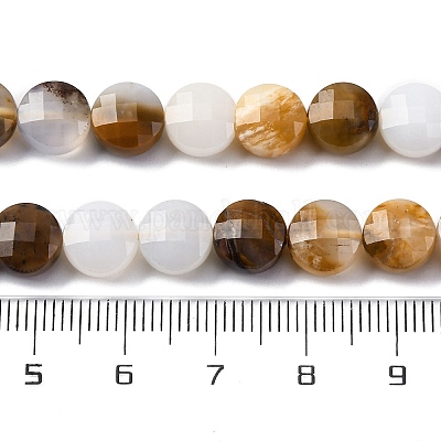 Природные голубые халцедон бисер пряди G-C179-A47-03-1