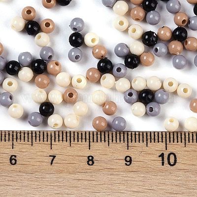 Непрозрачные акриловые бусины OACR-H118-07B-02-1