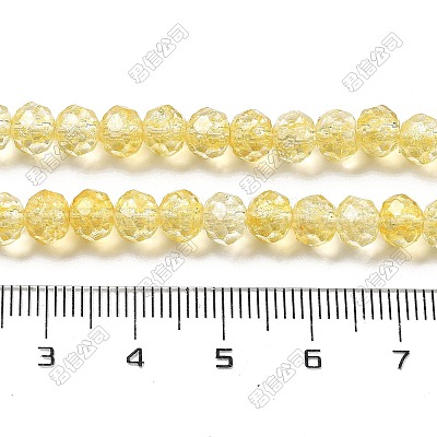 Трещины стеклянные бусины нити GLAA-M049-01L-1