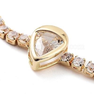 Браслет из золотой латуни BJEW-C055-05D-G-1