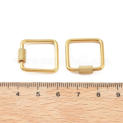 Карабин с замком из нержавеющей стали 304 STAS-C092-04A-G-1