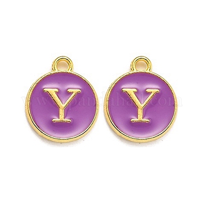 Подвески из позолоченного сплава ENAM-Q437-12Y-1