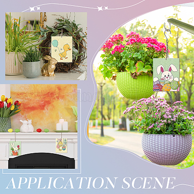 1 комплект необработанных деревянных подвесных украшений для самостоятельной росписи WOOD-SP0001-32-1