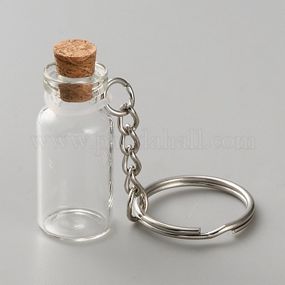 Брелки из стеклянных бутылок KEYC-WH20011-02P-02-1