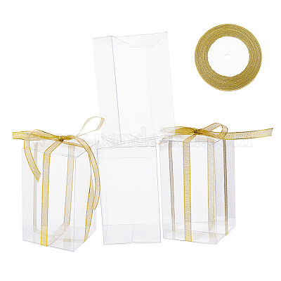 Прозрачная пластиковая ПВХ коробка подарочная упаковка CON-DC0001-11A-1