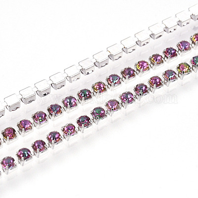 Cadenas de la taza del Rhinestone de hierro&nbsp;CH-T006-01A-03-1