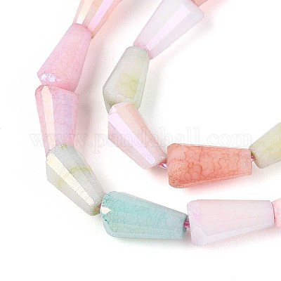 Антикоррозийные гальванические стеклянные бусины GLAA-T025-27M-1