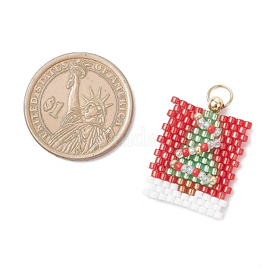 Стеклянные подвески из бисера PALLOY-MZ00885-1