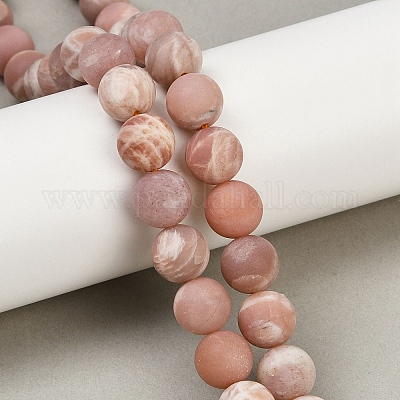 Круглые бусины пряди натуральный Sunstone G-K068-29-10mm-1