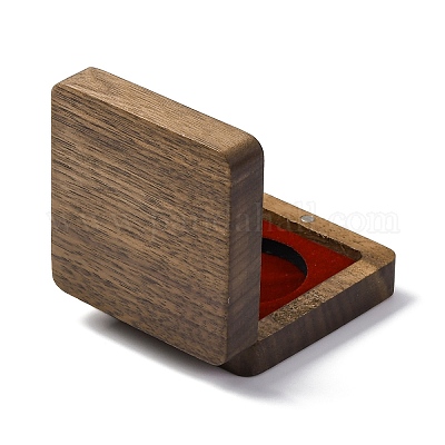 Деревянная шкатулка для хранения медалей для монет AJEW-XCP0002-74B-1